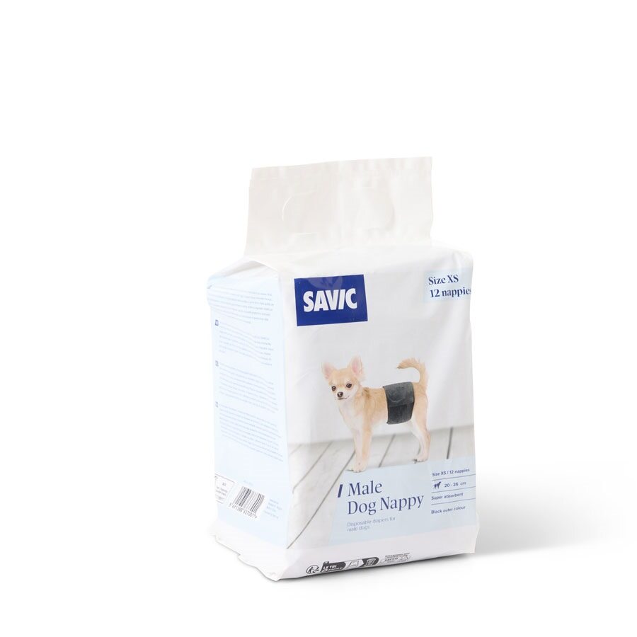 Savic 12 Pañales Perro Macho Xs 20-26cm_0