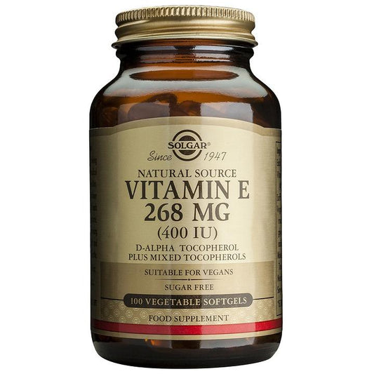 Vitamina E 400 UI Solgar, 50 cápsulas vegetales