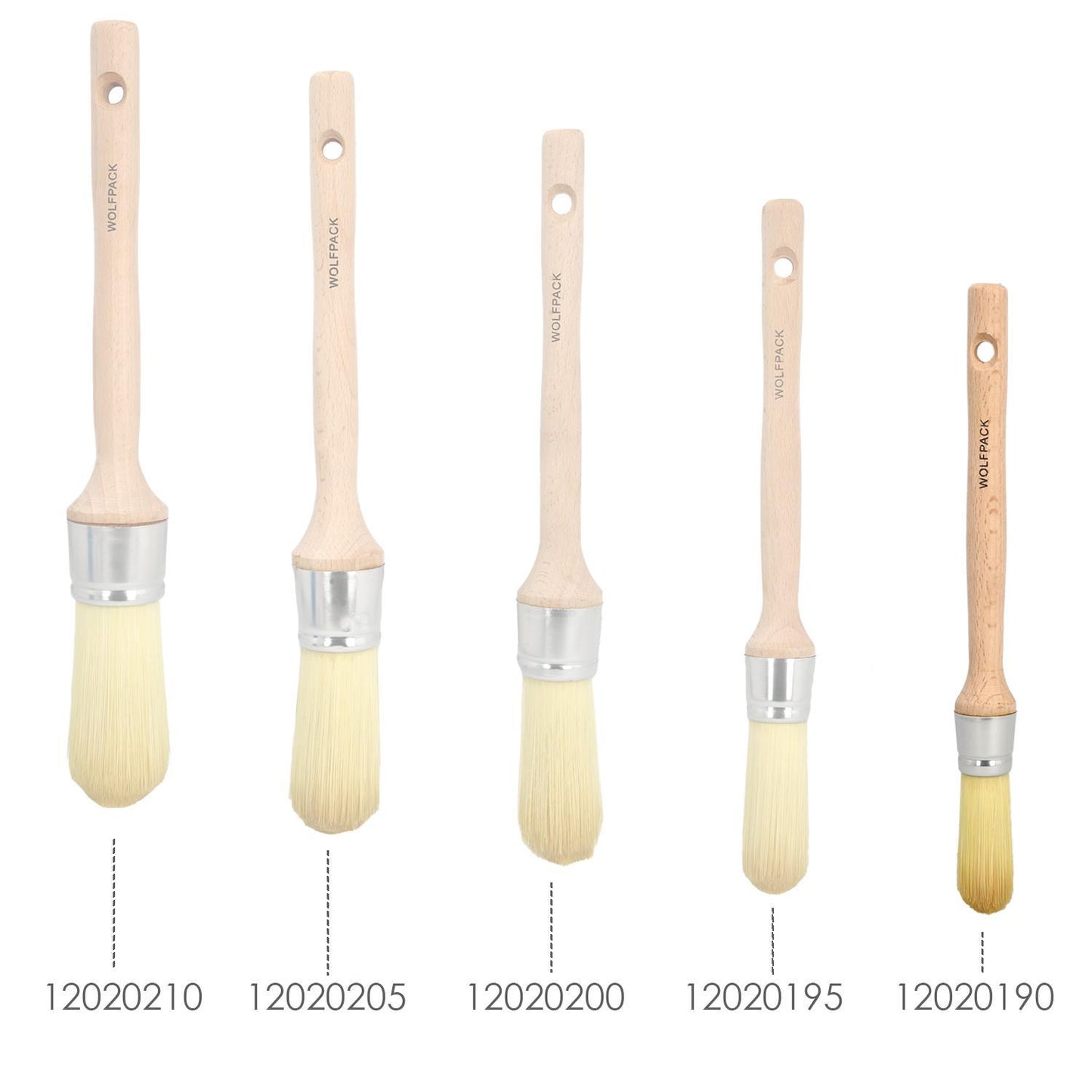 Brocha Pintor Wolfpack Virola Hierro Nº 6