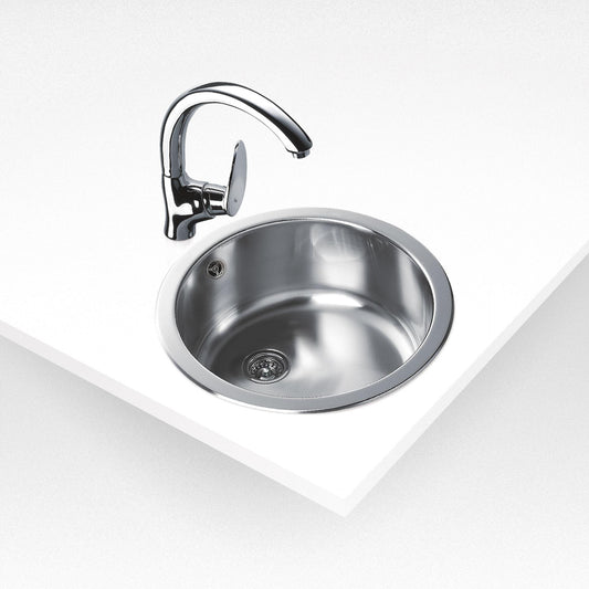 Fregadero circular encastrado 45 cm. Teka