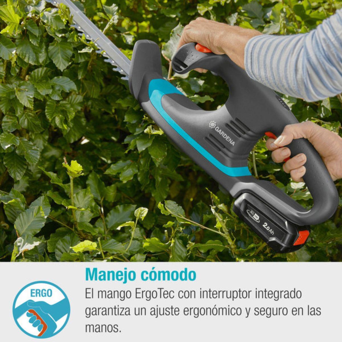 Set cortasetos batería EasyCut 40/18V P4A Gardena