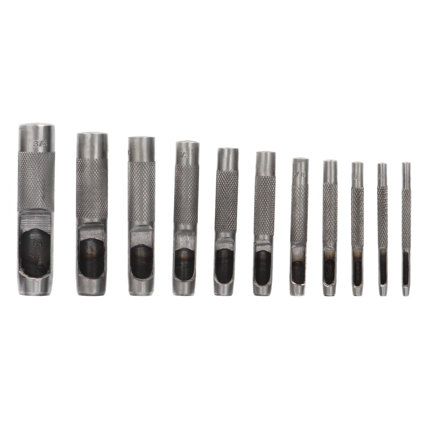 Juego Sacabocados Golpe 12 Piezas 3 A 19 Mm