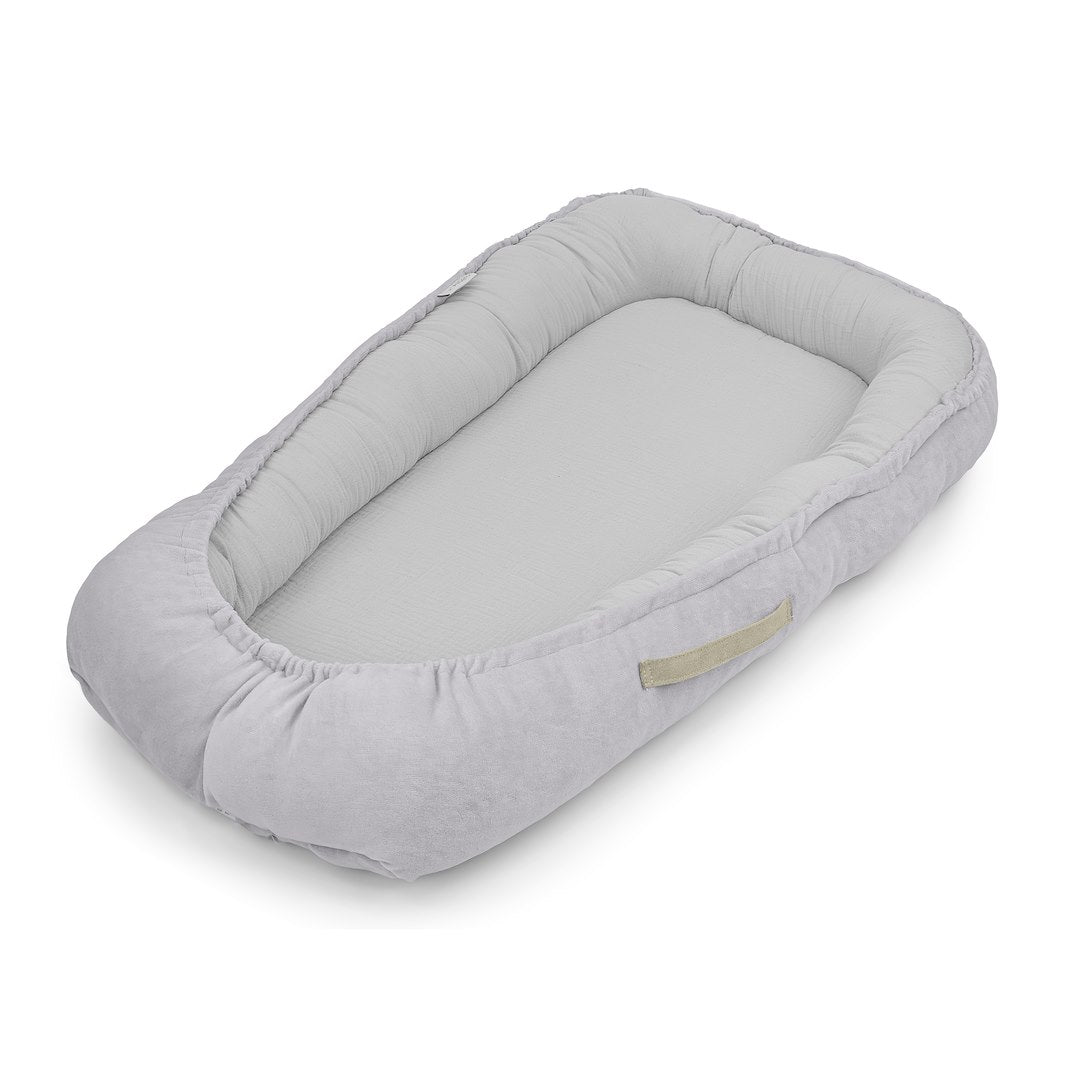 Cuna Nido Colecho Bebe Muselina Gris