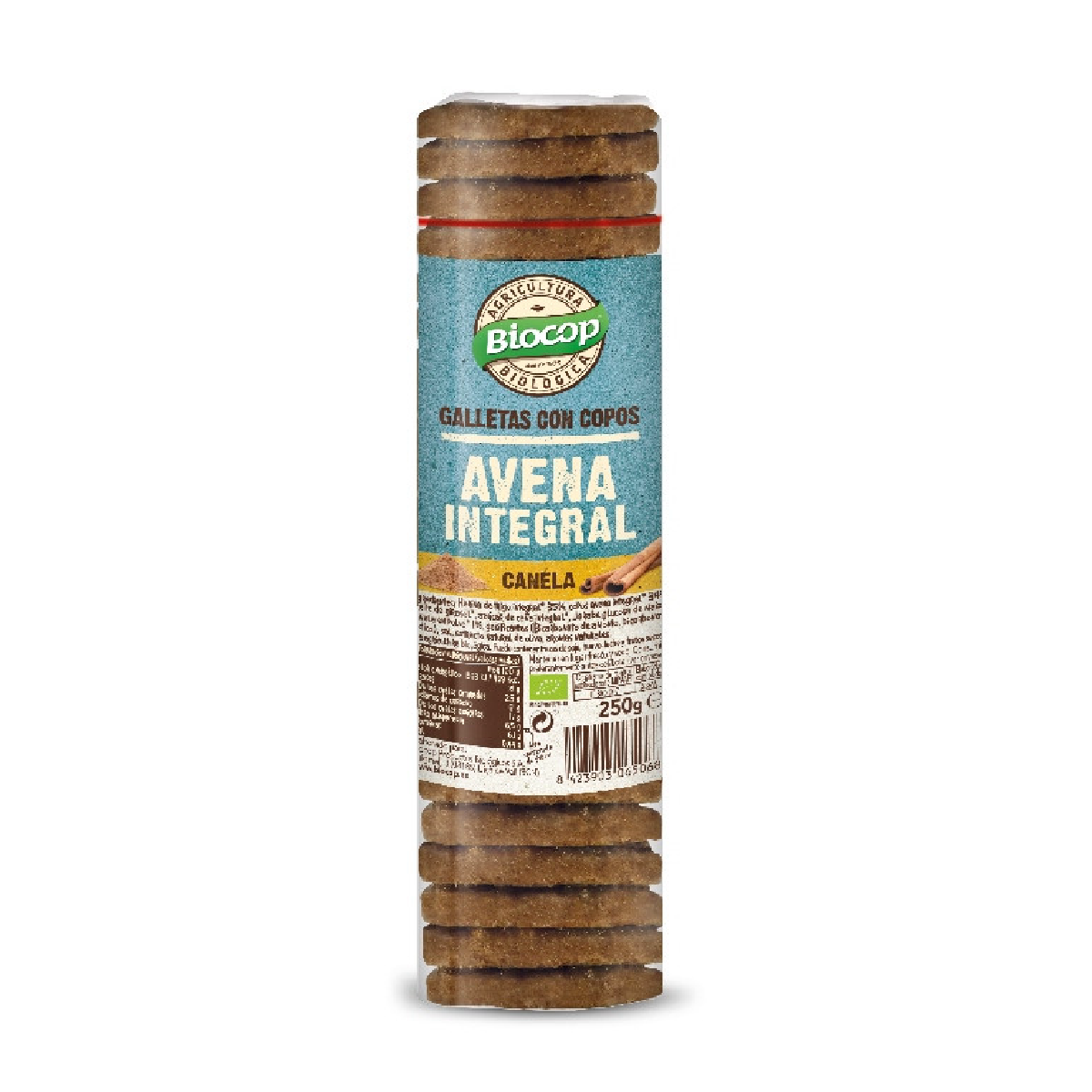 Galletas Copos de Avena Integral y Canela Biocop 250 g