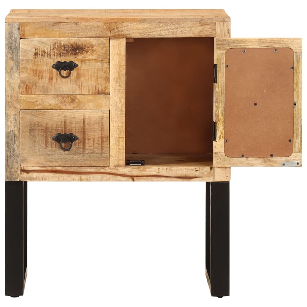 Aparador De Madera De Mango Maciza 60x30x76 Cm_3