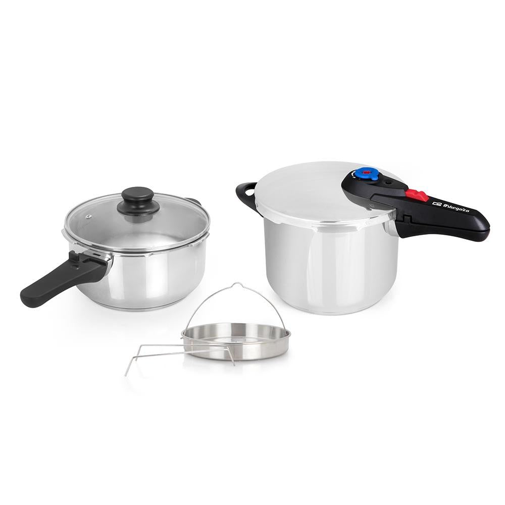 Olla Super rápida HP Duo Express 4 + 6 litros Orbegozo