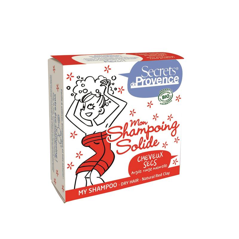 Champú sólido cabello seco Secrets de Provence 85 g