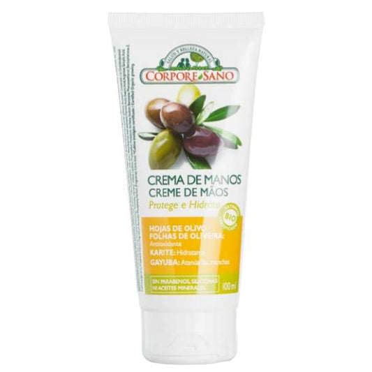 Crema de manos hojas olivo y gayuba Corpore Sano 100 ml