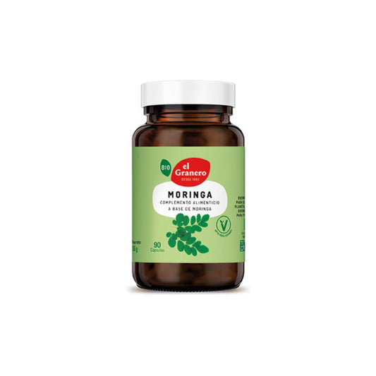 Moringa BIO El Granero, 90 cápsulas vegetales 400 mg