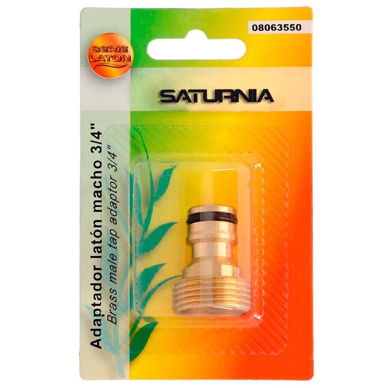 Adaptador Manguera Laton  3/4 Macho