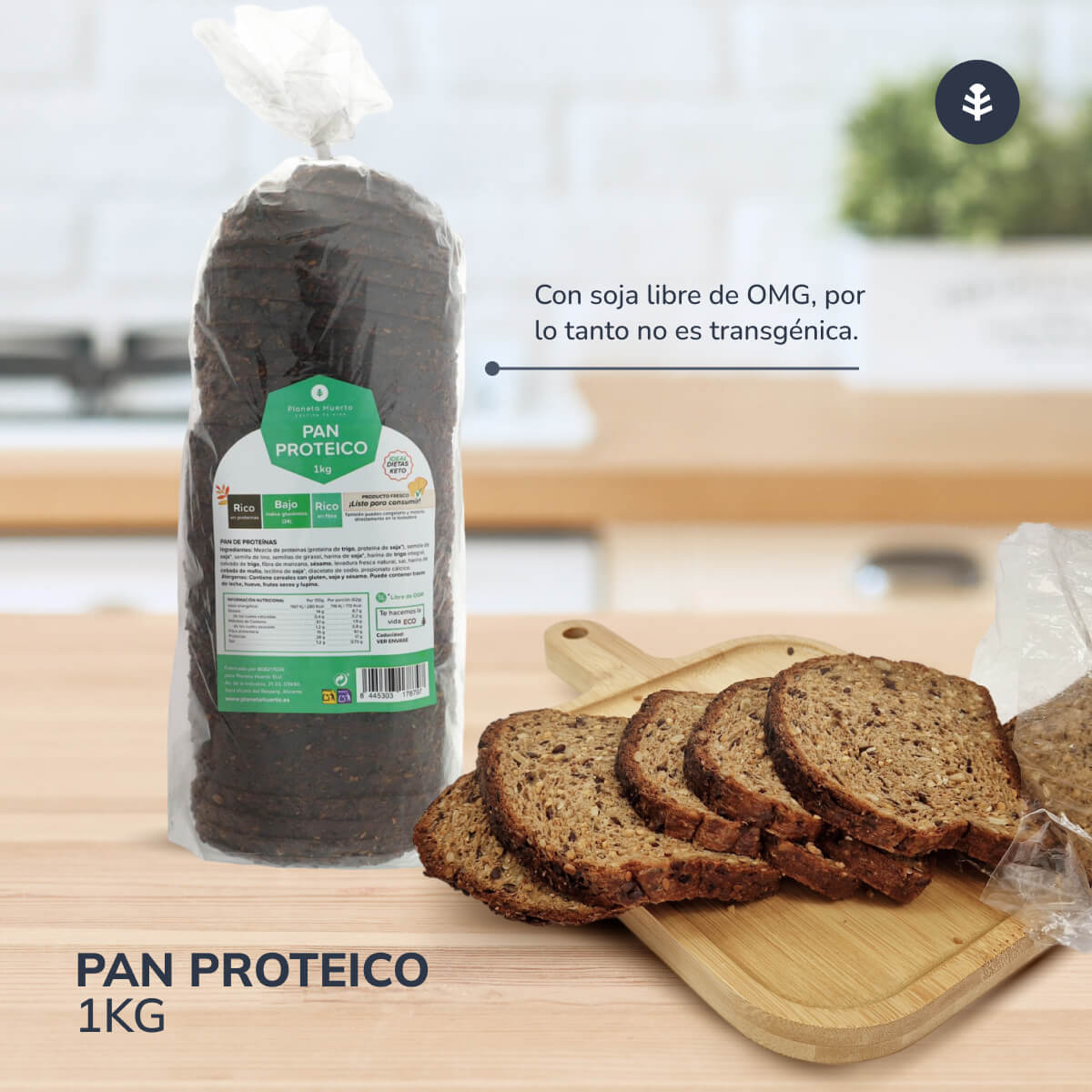 Pan proteico Planeta Huerto 1 kg