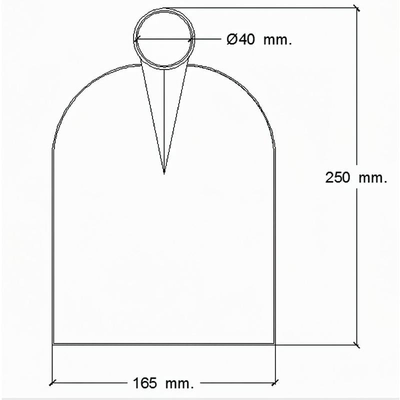 Azada Forjada Sin Mango 192/1000 Gramos_1