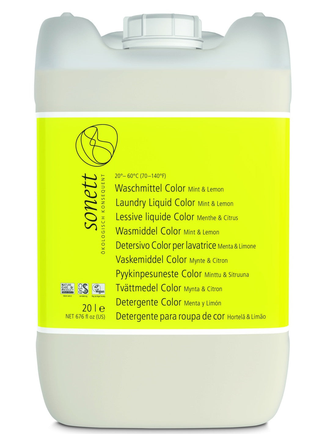 Detergente líquido ropa color Sonett 20L