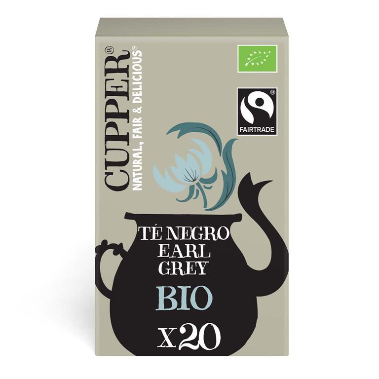 Té Negro Earl Grey Bio Cupper 20 bolsitas