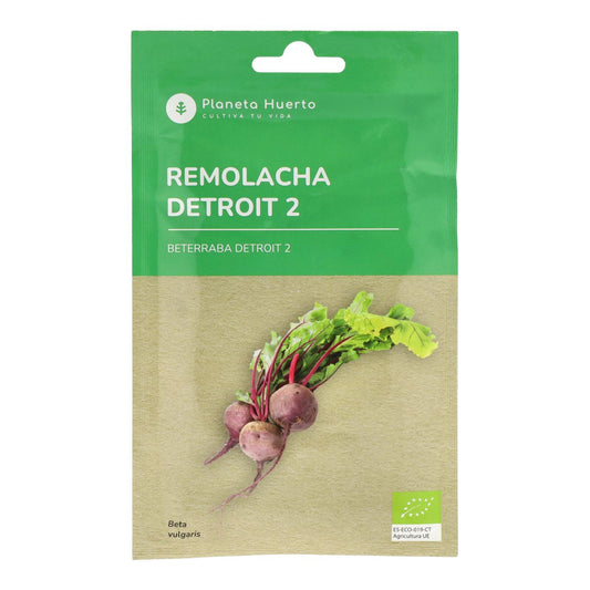 Semillas de Remolacha Detroit 2 ecológicas Planeta Huerto