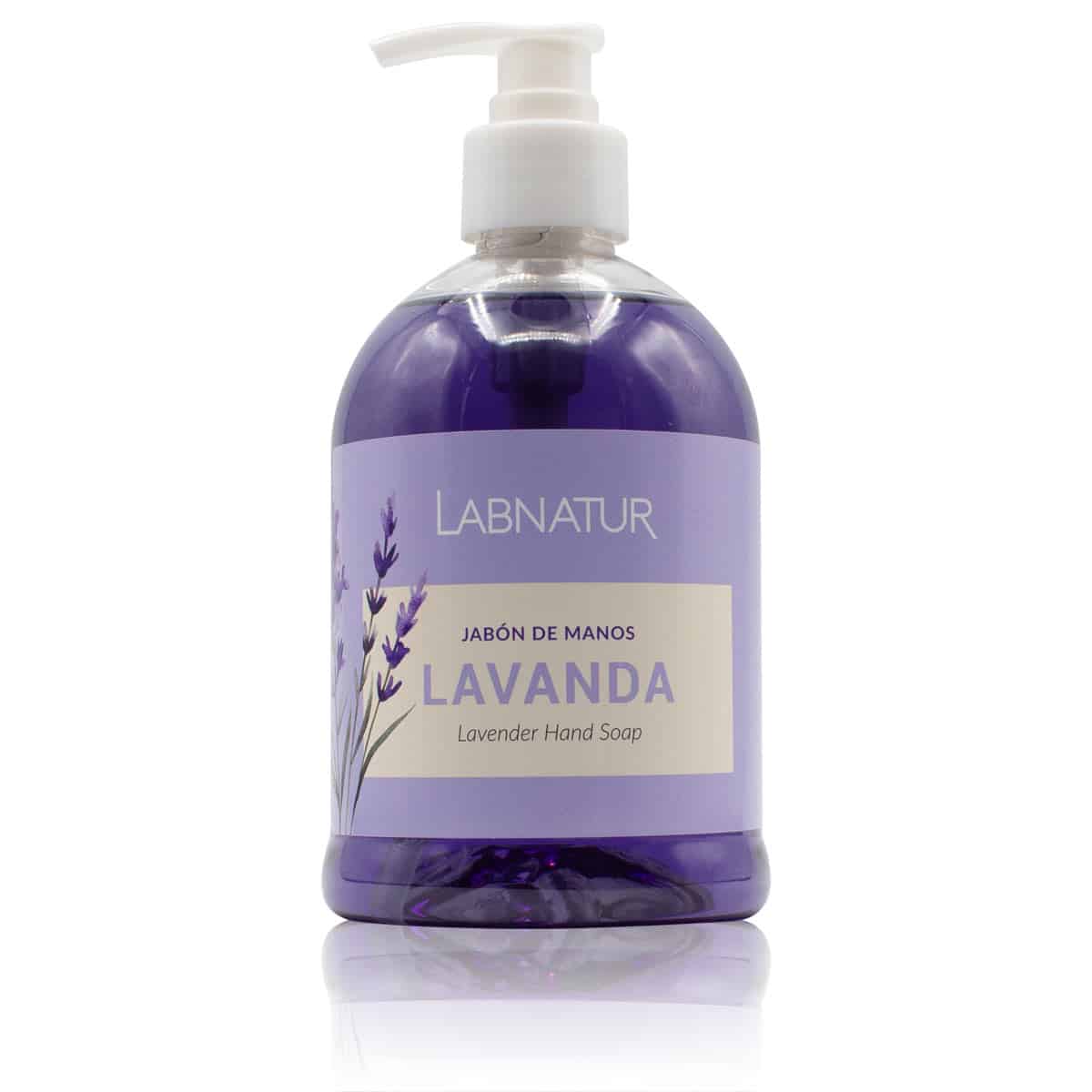 Jabón de Manos de Lavanda Labnatur 500 ml | Aroma Floral y Agreste | Limpieza Suave | Uso Diario | Vegano_0