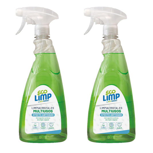 Pack 2x Spray Limpiacristales Mimidu ECO 750 ml