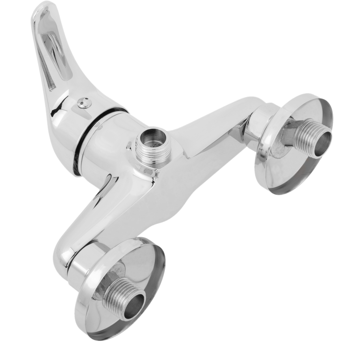 Kit De Grifo Monomando Vertical Cromado Con Ahorro De Agua Para Ducha Con Alcachofa, Soporte Y Manguera_4