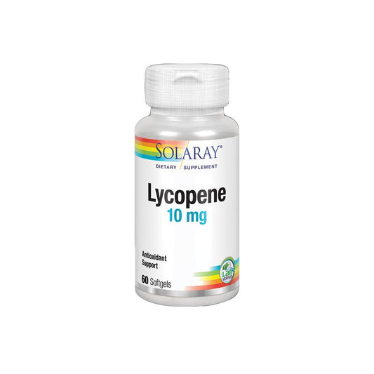 Lycopene 10 mg Solaray, 60 cápsulas