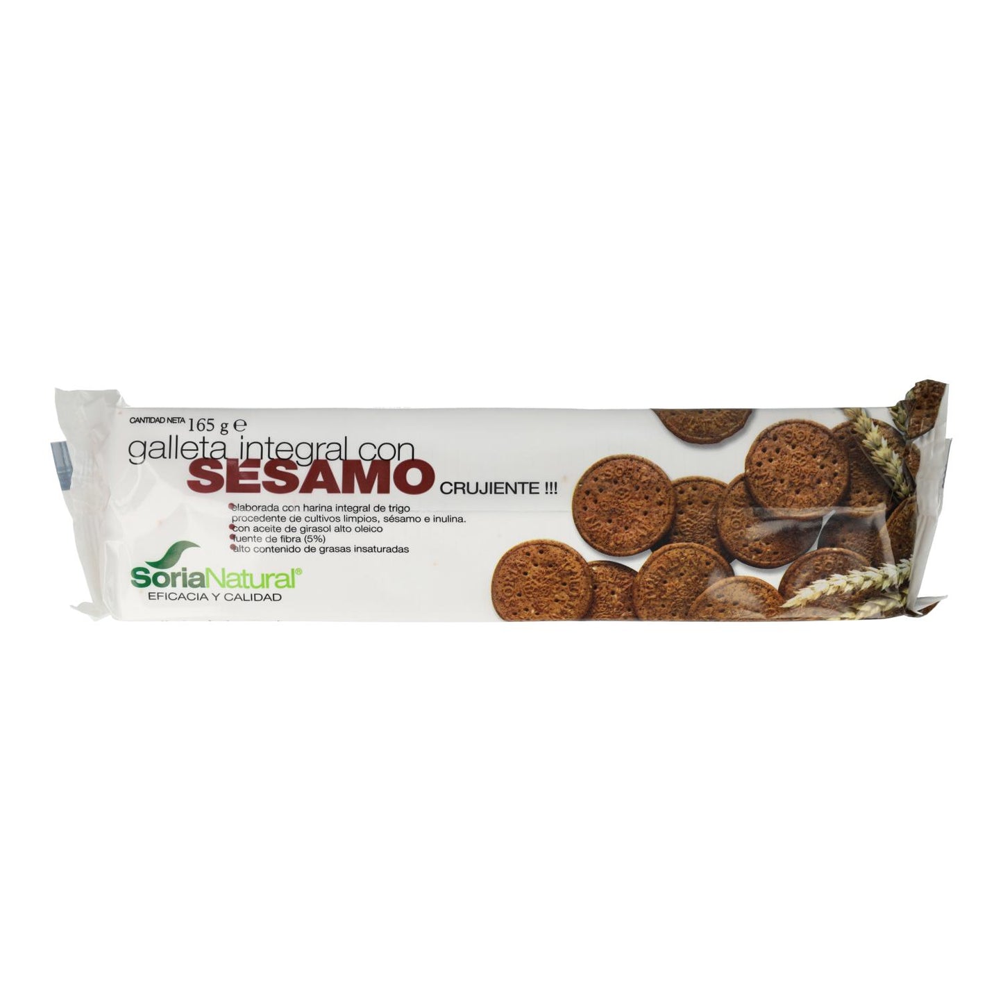 Galletas integrales de Sésamo Soria Natural 160 g