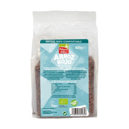 Arroz integral rojo selvático pulido Bio La Finestra Sul Cielo 400 g