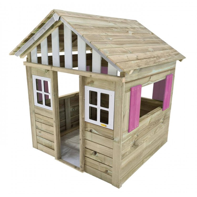 Casita De Madera Masgames Lollipop Xl Horeca Rosa.