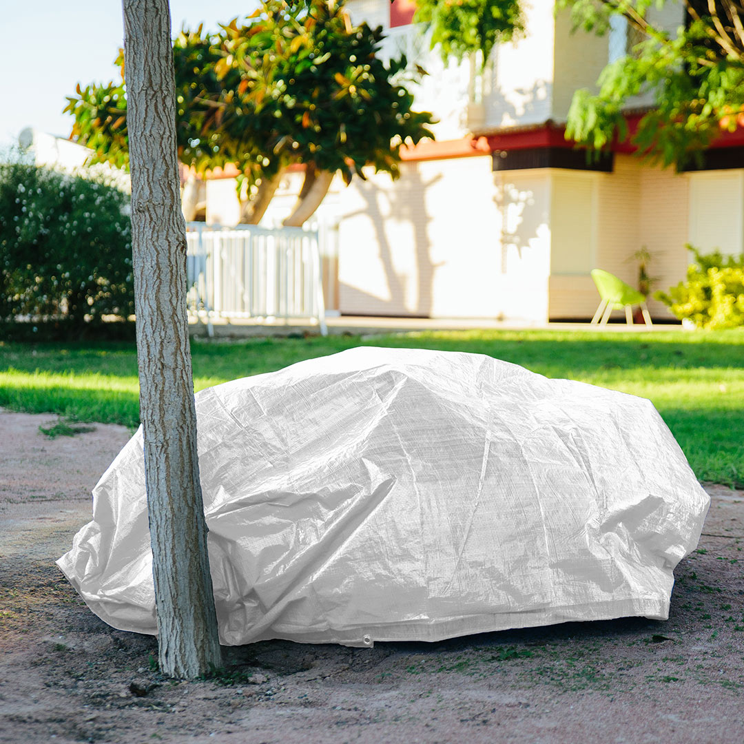 Toldo Reforzado Blanco Para Protección Externa - 3x4 M - Multicolor_2