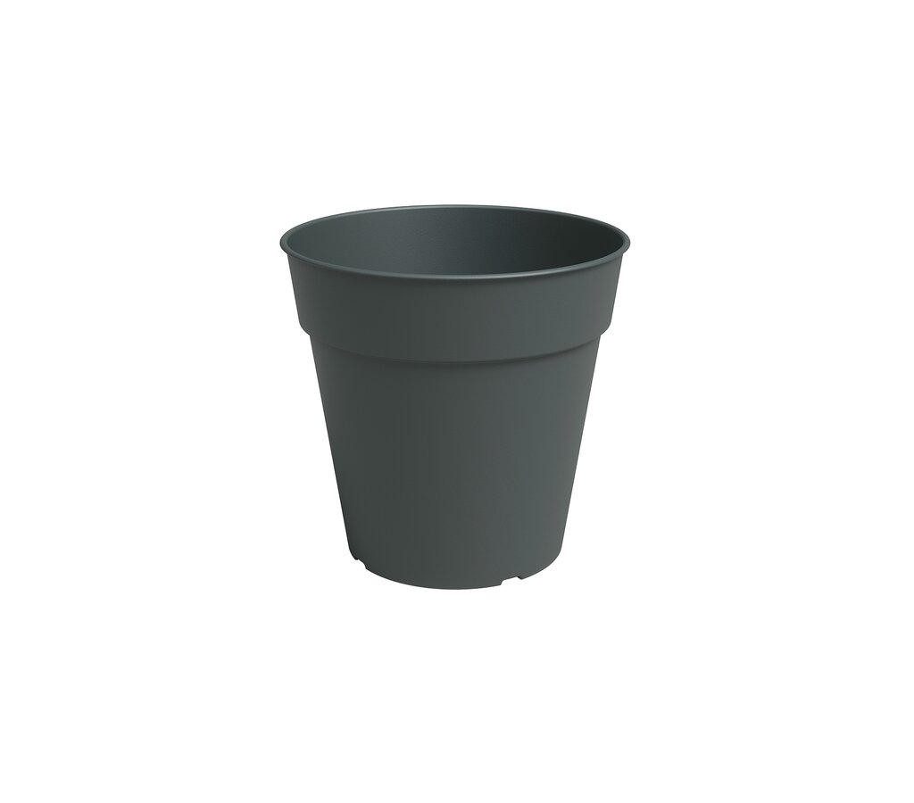 Artevasi Macetero Antracita Madagascar 21 Cm De Plástico Reciclado_0