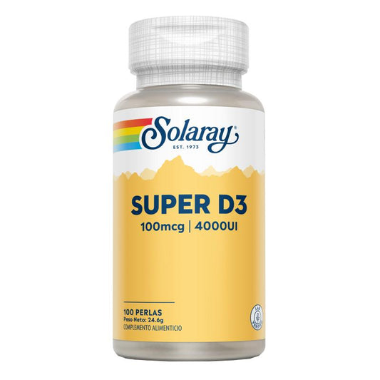 Super D3 4000 Ui Solaray 100 perlas