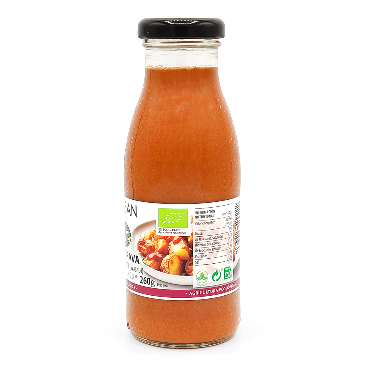 Salsa Brava Con Rábano Wasabi Eco Bionsan 260g_2