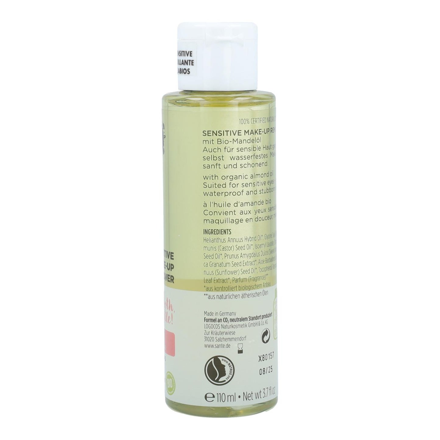 Aceite Desmaquillante Ojos Sensitive Sante 110 ml