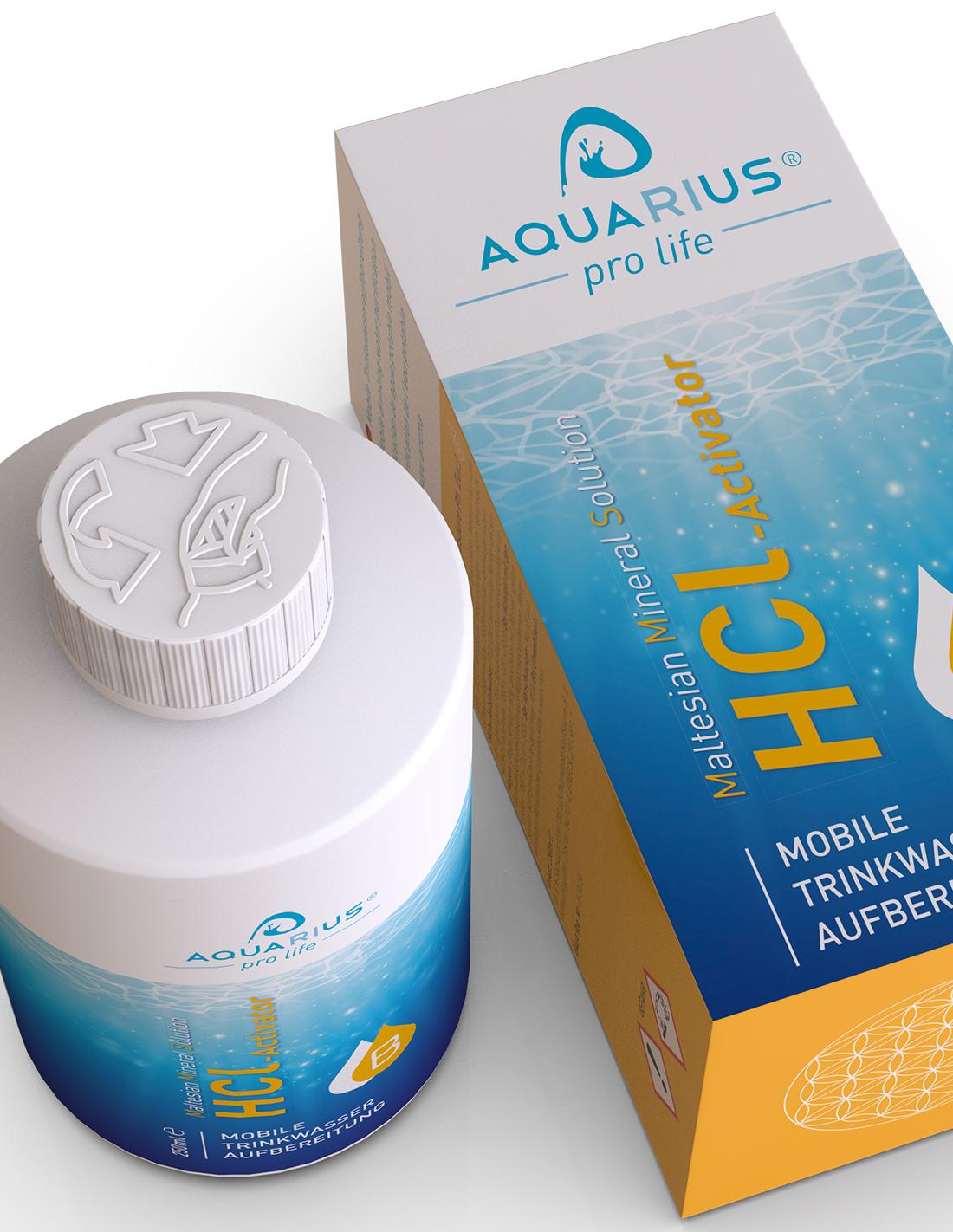 Aquarius Pro Life - Mms-classic 2x250ml Juego De Dióxido De Cloro Para La Activación