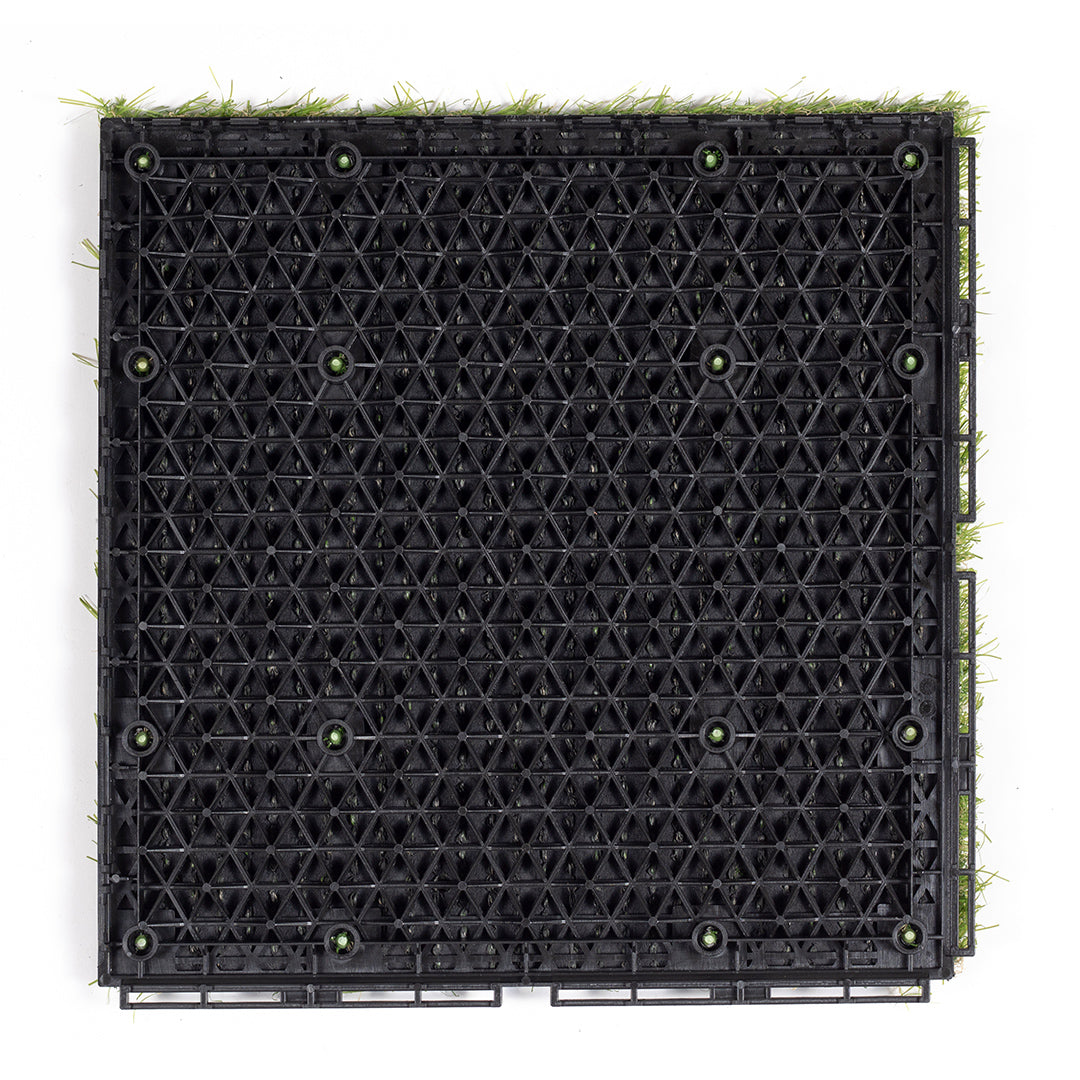 Pack 9 Baldosas Césped Artificial Clickgreen 30x30 Cm_4