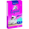 Vitakraft Cat Liquid Snack cremoso de salmón con Omega 3 6x15 g