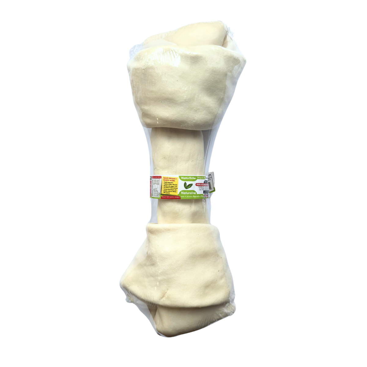 Lifebound - Hueso Masticable Natural Para Perros De Piel De Ternera Con Sabor Natural - 4 Piezas - Tamaño: XXL