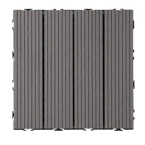 Pack 11 Baldosas de composite Durafloor 30×30 Dioco Gris 1m2