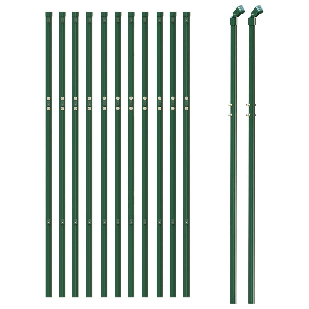 Cerca De Alambre De Acero Galvanizado Verde 0,8x25 M / Vetonek_4