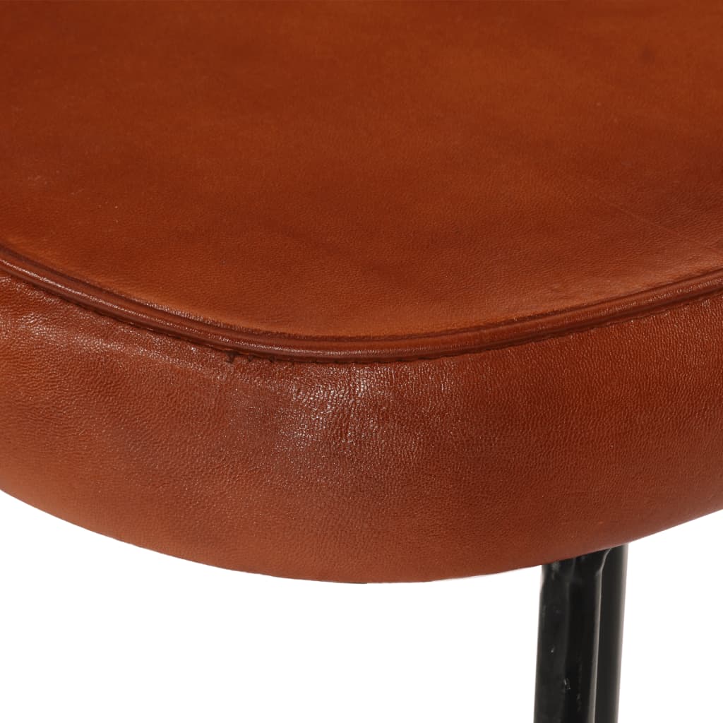 Taburetes De Bar 2 Uds Marrón Oscuro 41x29x62 Cm_5