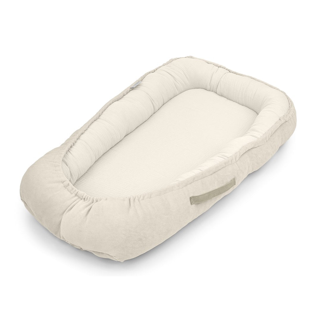 Cuna Nido Colecho Bebe Muselina Vanilla