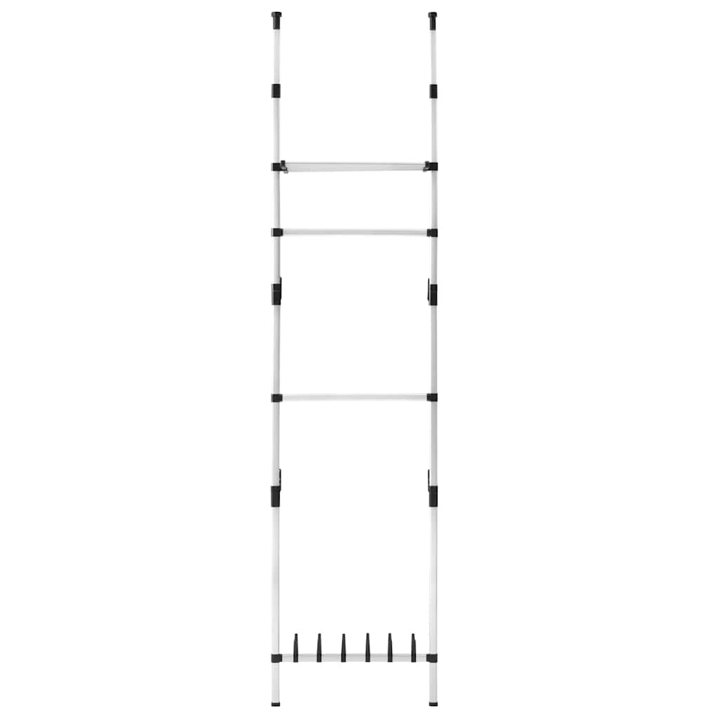 Sistema De Armario Telescópico Con Barras Y Estante Aluminio_5
