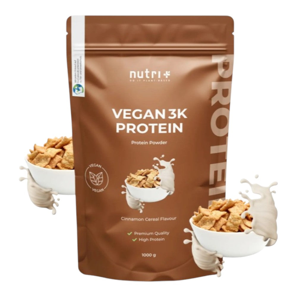 Vegan 3k Protein Powder 1 Kg Cinnamon Cereal_0