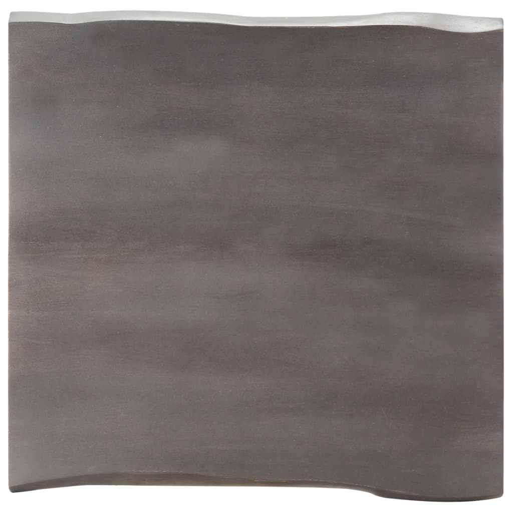 Mesa De Centro Borde Natural Madera Maciza Acacia 60x60x40 Cm_4