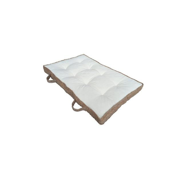Cojin Palet Yute-Alg 120X80X10 Cm - Ecru