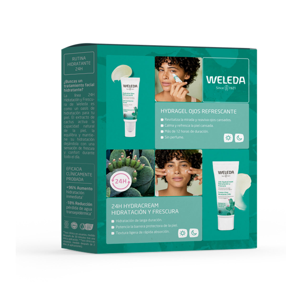 Cofre Hidratación 24h - Crema + Contorno, Weleda