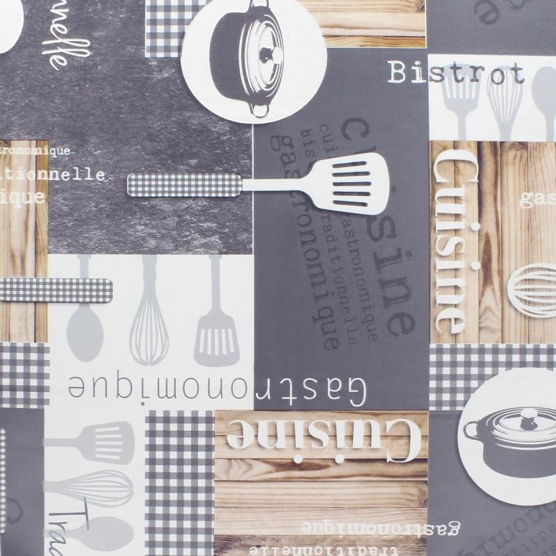 Mantel Hule Rectangular Cuisin. Impermeable Antimanchas Pvc 140 Cm. X 20 Metros. Rollo Recortable. Interior Y Exterior