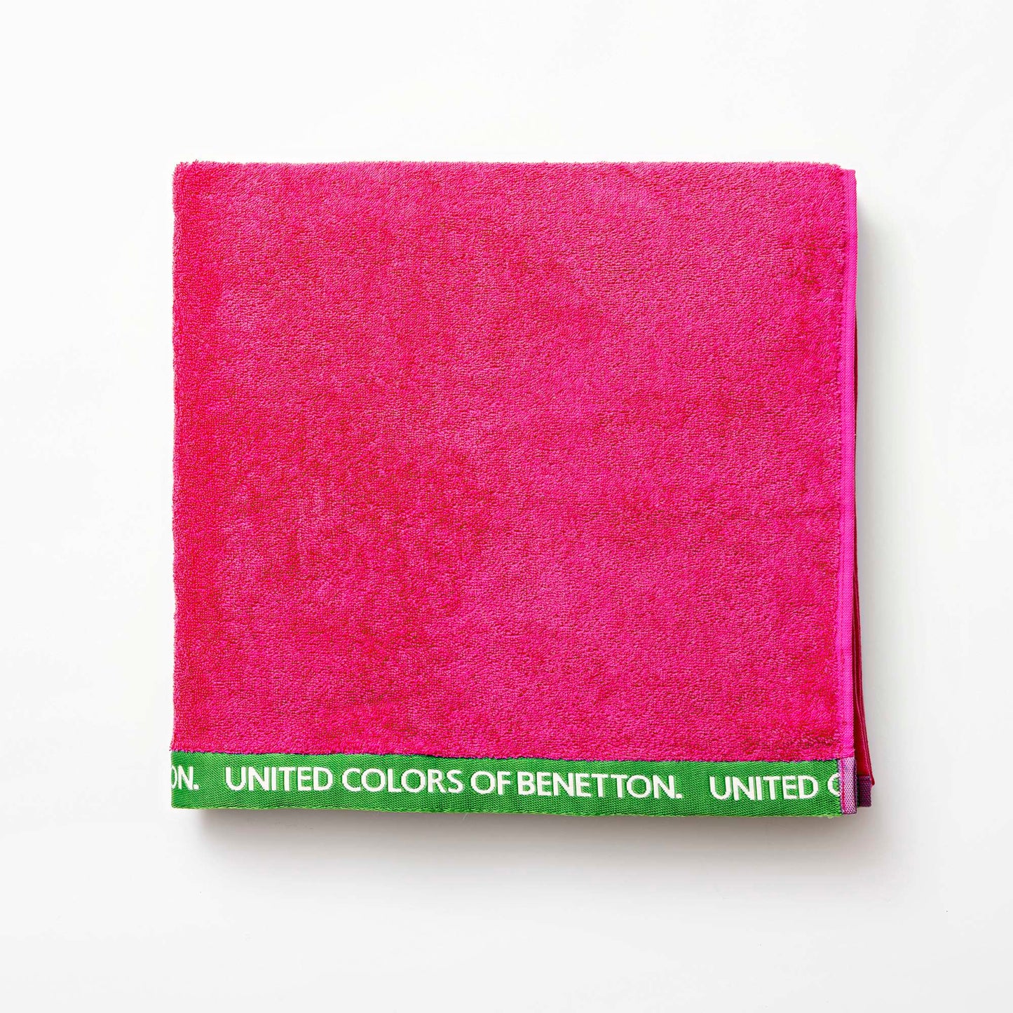 Toalla 90x160 Algodón Orgánico 450gsm Fucsia Benetton_0