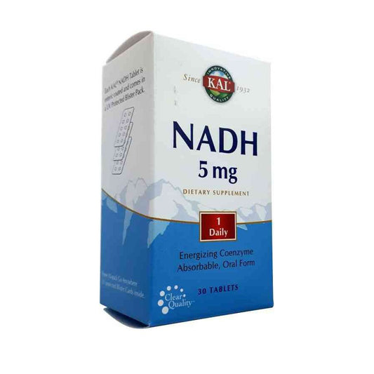 NADH 5 mg, Kal, 30 comprimidos
