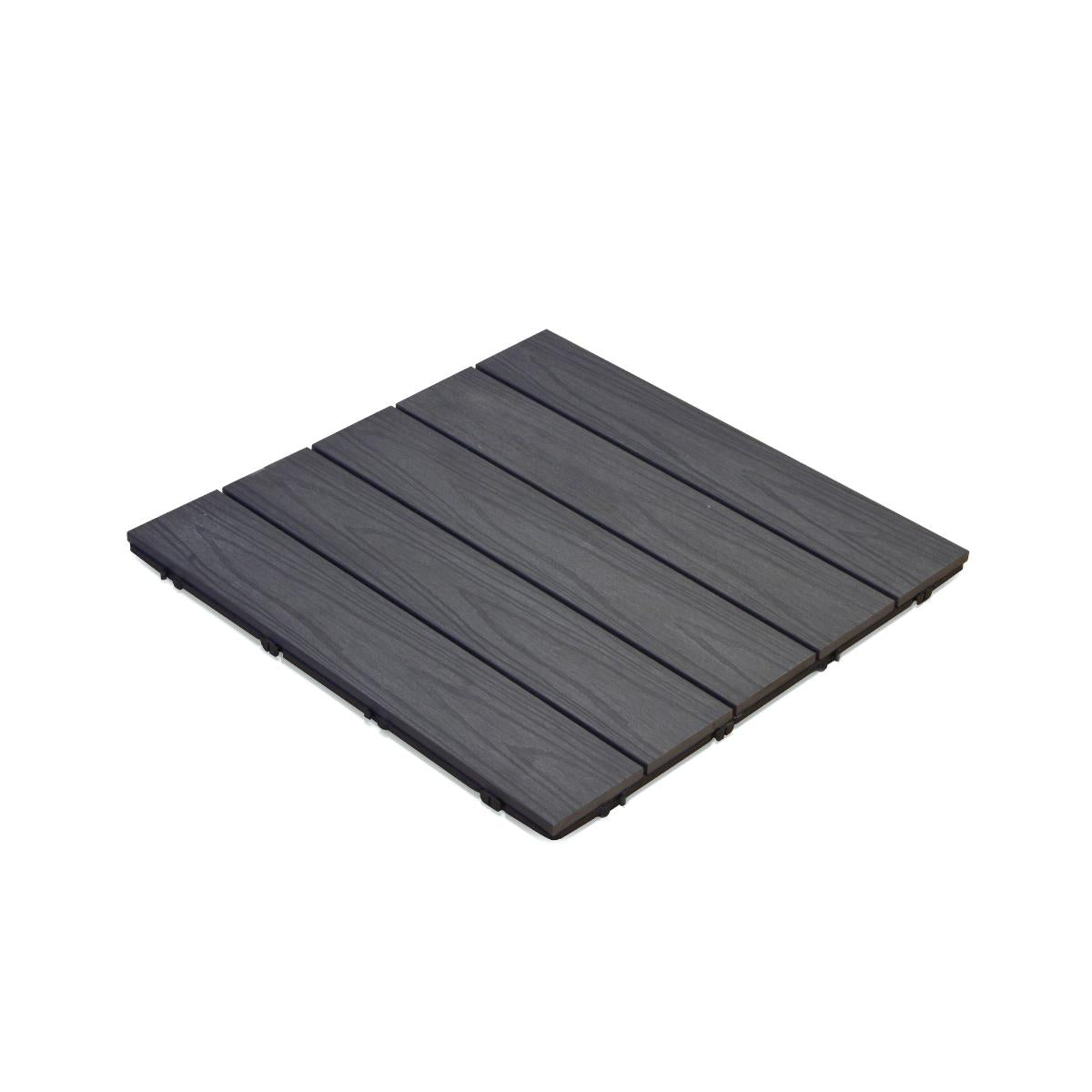 Pack 4 Baldosas de composite Durafloor 50x50 Dioco Gris Encapsulada