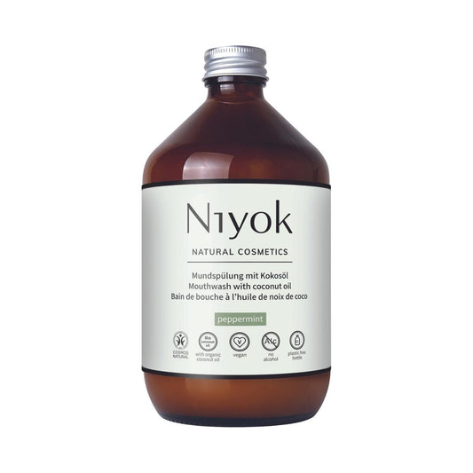 Enjuague bucal con aceite de coco Niyok 500 ml