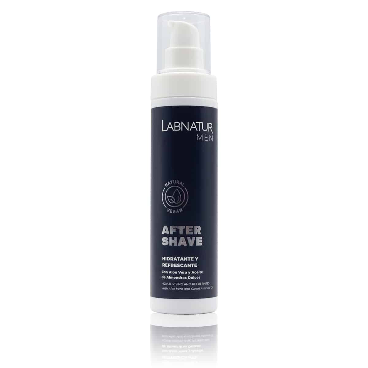 Bálsamo After Shave Labnatur 150 ml | Aloe Vera y Almendras Dulces | Calma, Hidrata y Refresca | Vegano_0